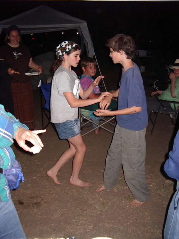 Rose and Chauncey swing dancing